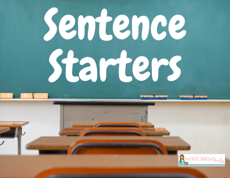 Elementary Students Become Empowered with Writing Sentence Starters ...