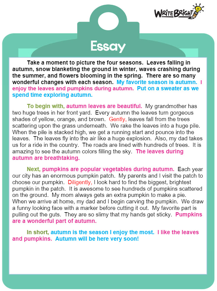 Examples Of Expository Writing For Elementary Students